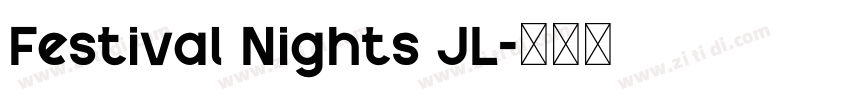 Festival Nights JL字体转换